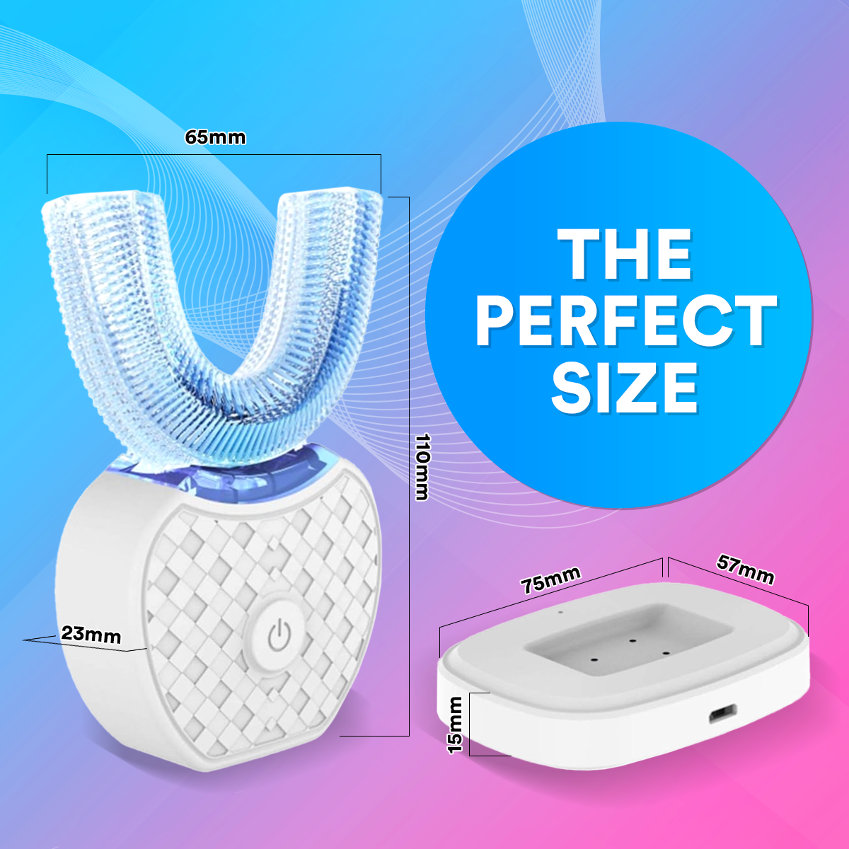 Adults Sonic Electric 360° U-Toothbrush Replacement Head