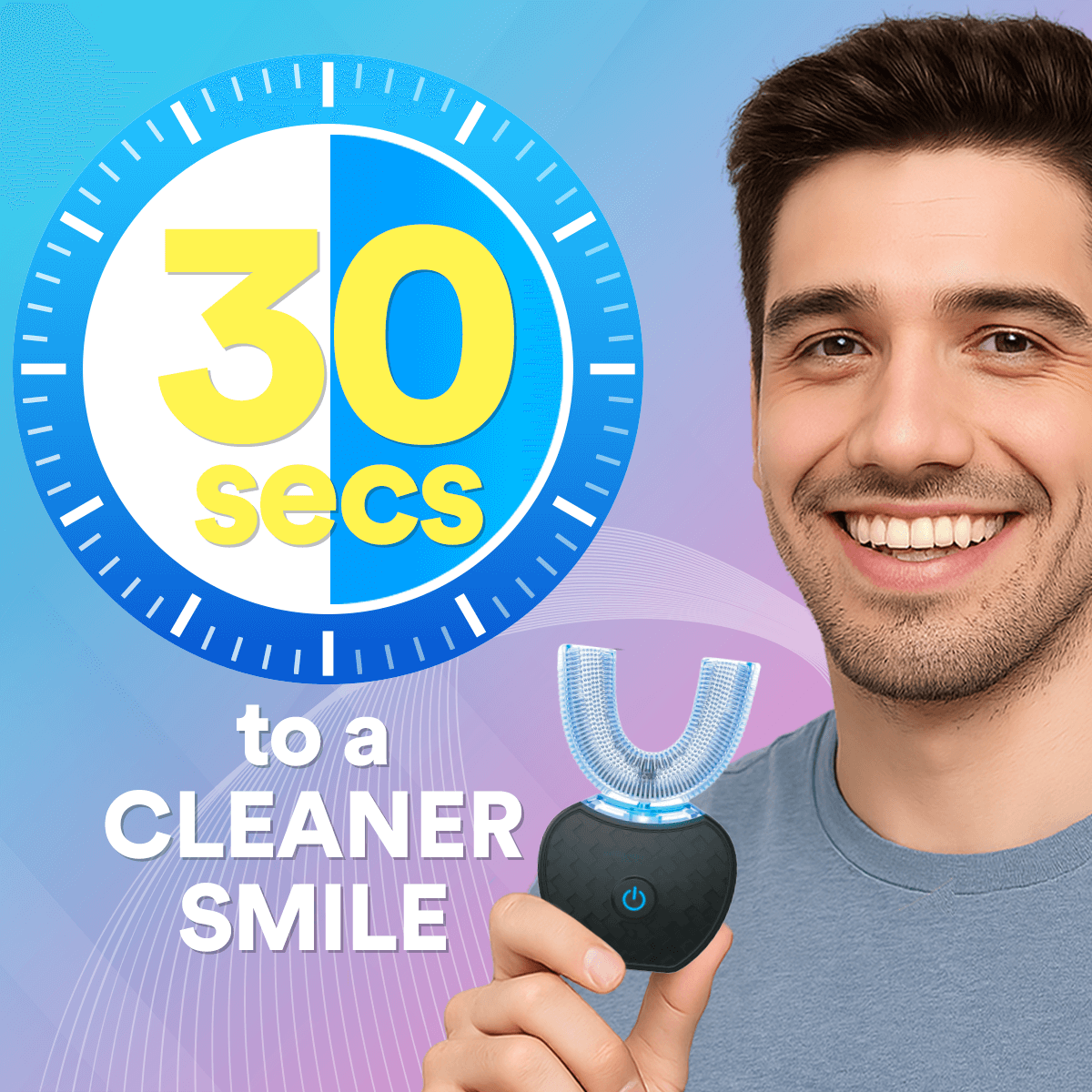 Adults Sonic Electric 360° U-Toothbrush Replacement Head