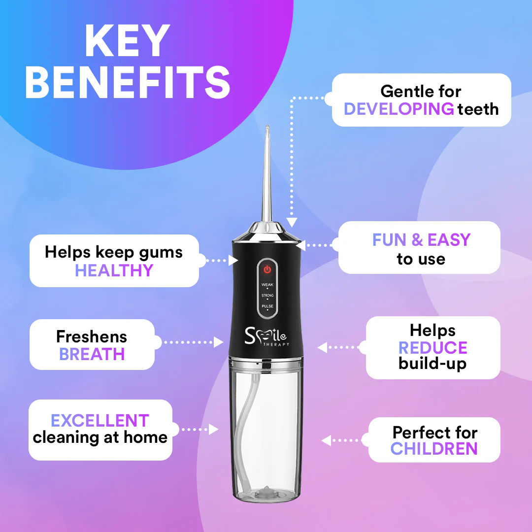 4-In-1 Kids Sonic Water Flosser