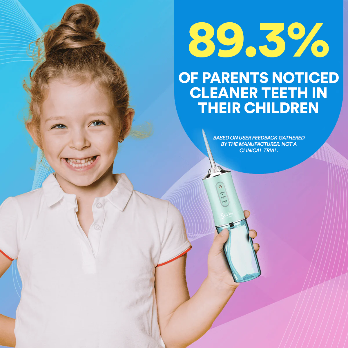 4-In-1 Kids Sonic Water Flosser