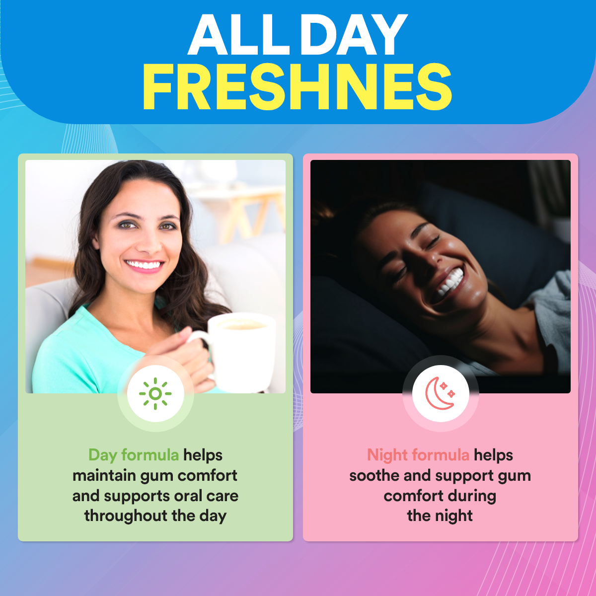 Dual-Action Day and Night Toothpaste