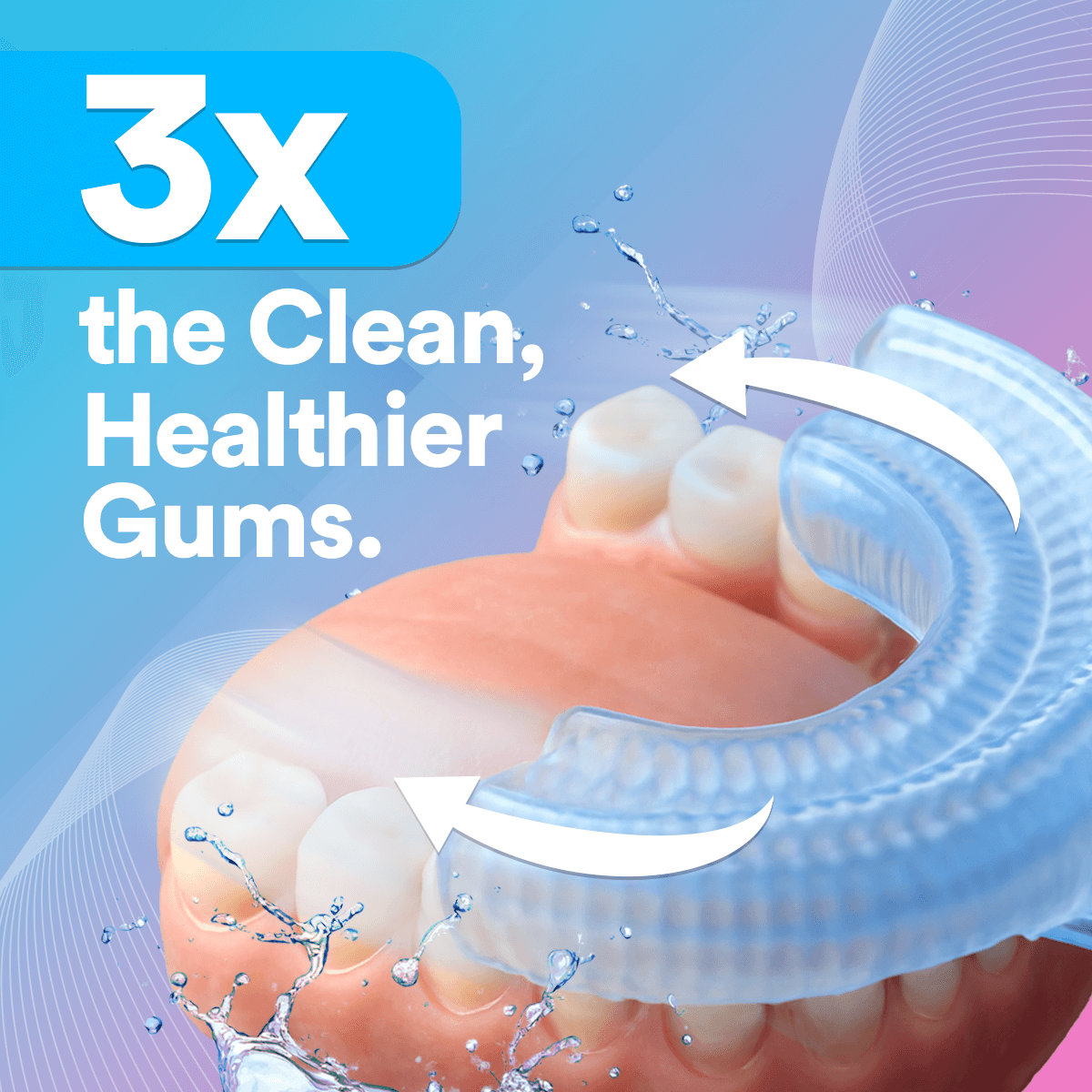 Adults Sonic Electric 360° U-Toothbrush Replacement Head