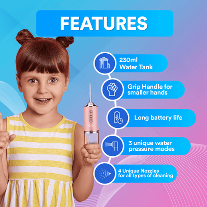 4-In-1 Kids Sonic Water Flosser