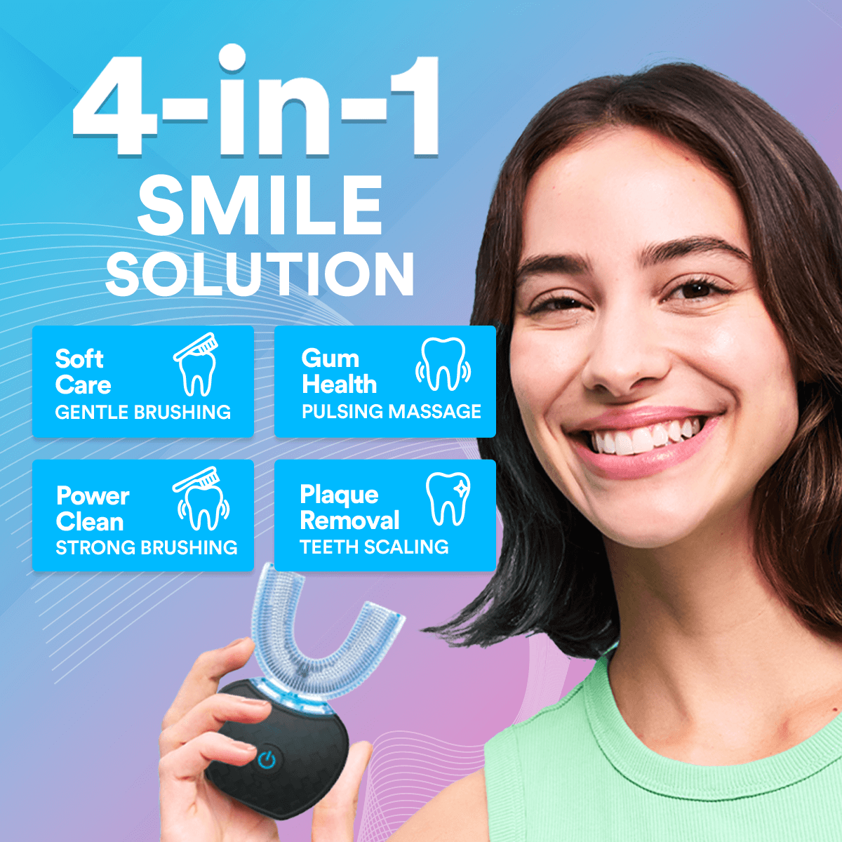 Adults Sonic Electric 360° U-Toothbrush