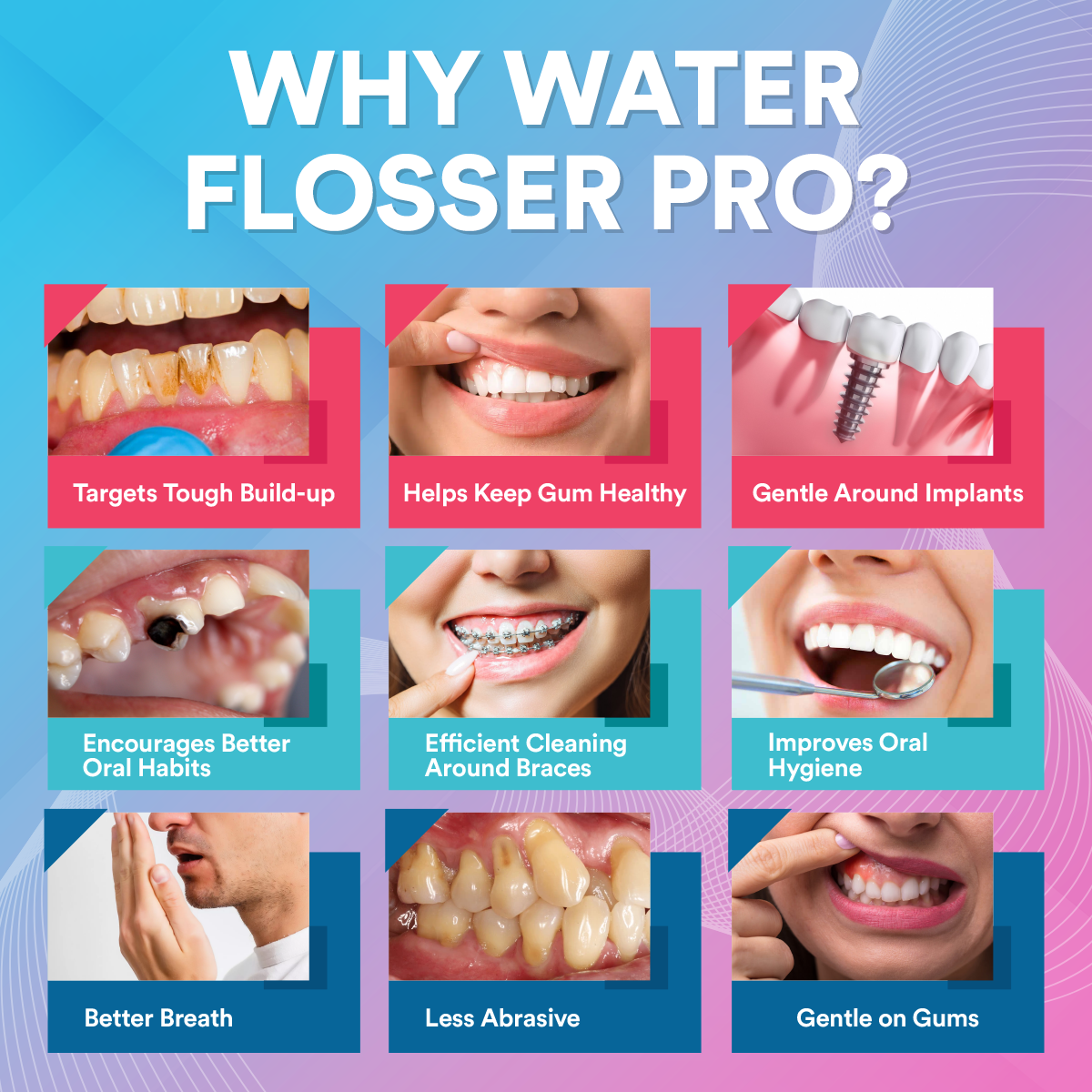 5 in 1 Wireless Dental Water Flosser Pro