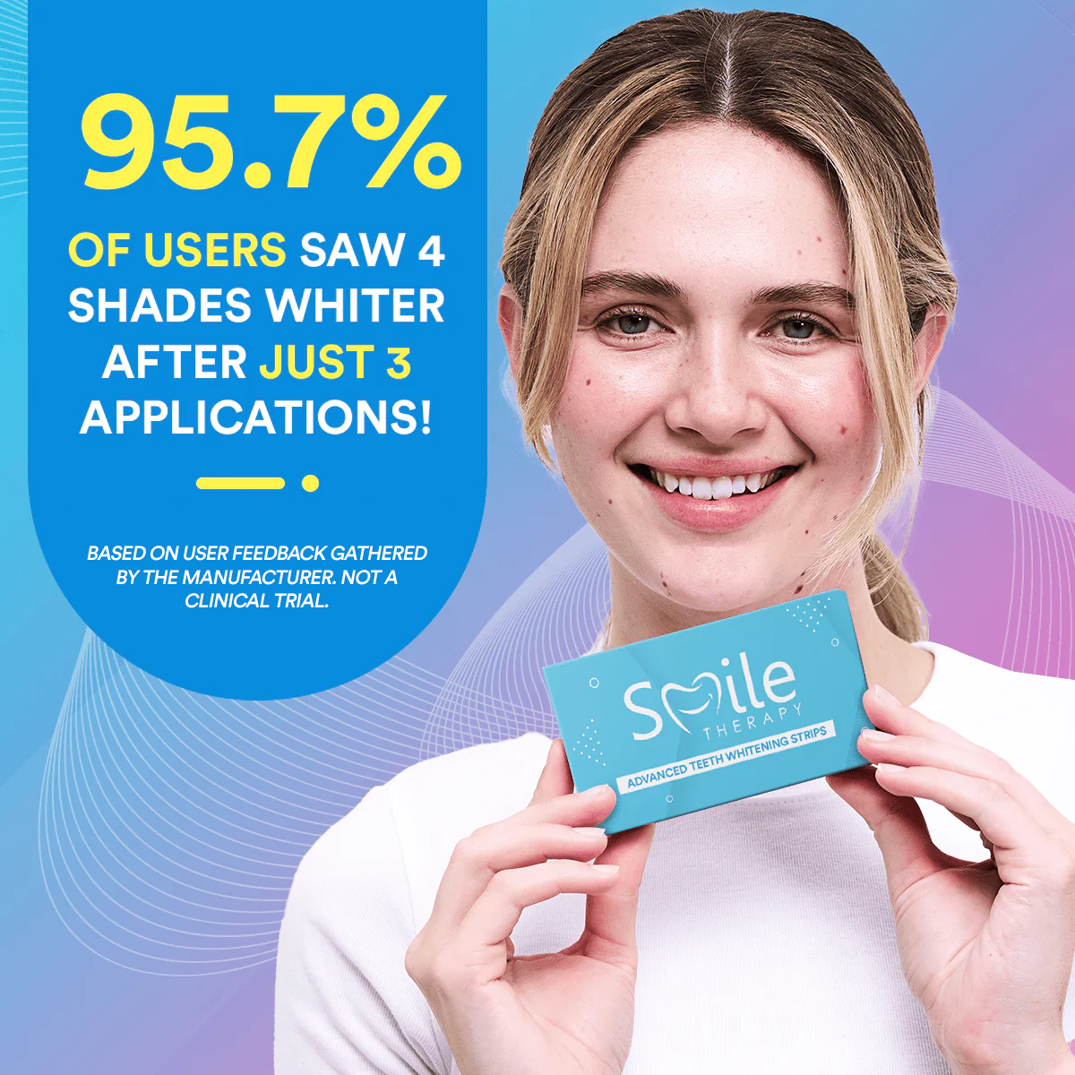 Advanced Teeth Whitening Strips (14 Treatments)