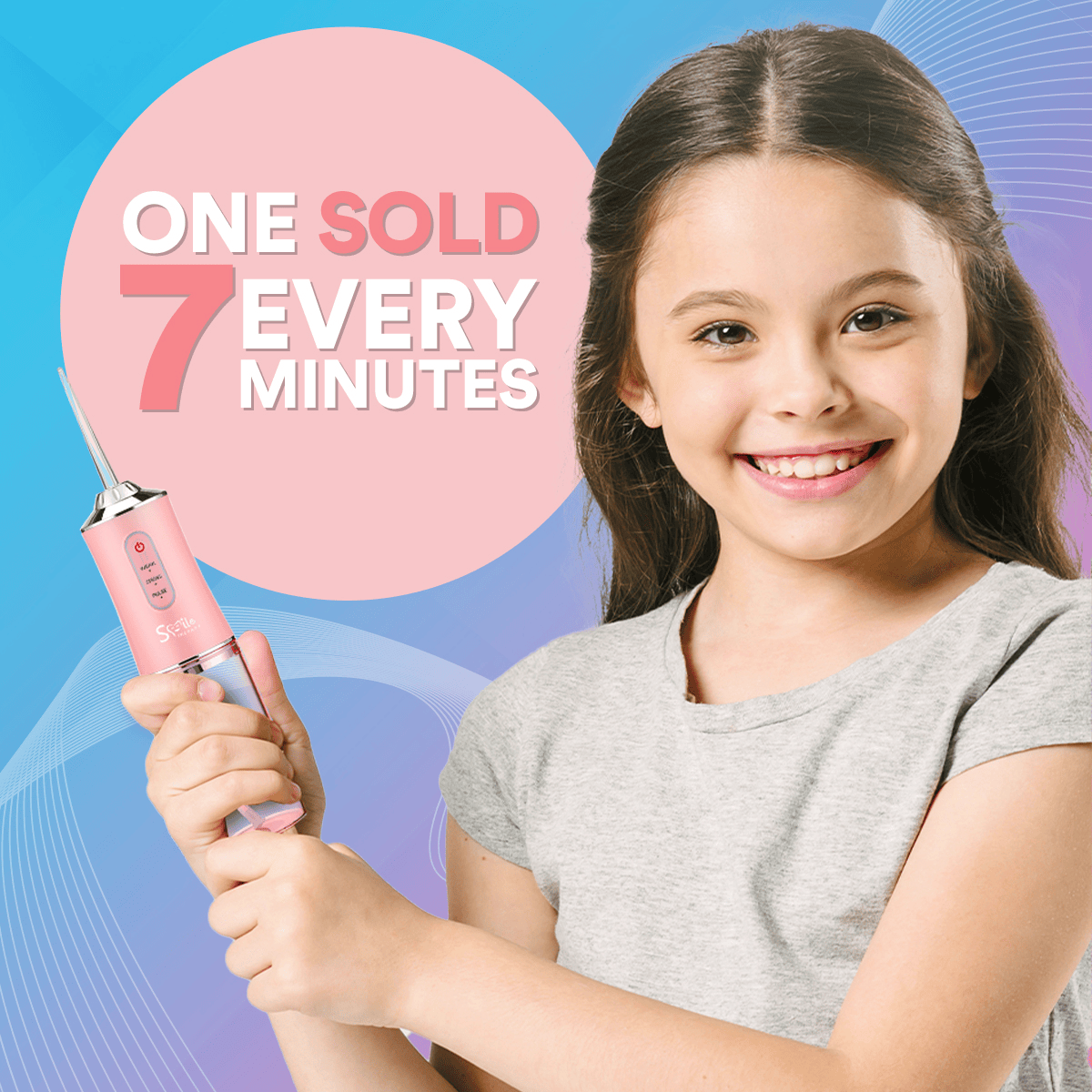 4-In-1 Kids Sonic Water Flosser