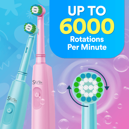 Kids Sonic Electric Toothbrush Attachment Heads - Pack of 4