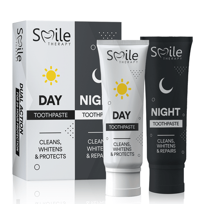 Dual-Action Day and Night Toothpaste