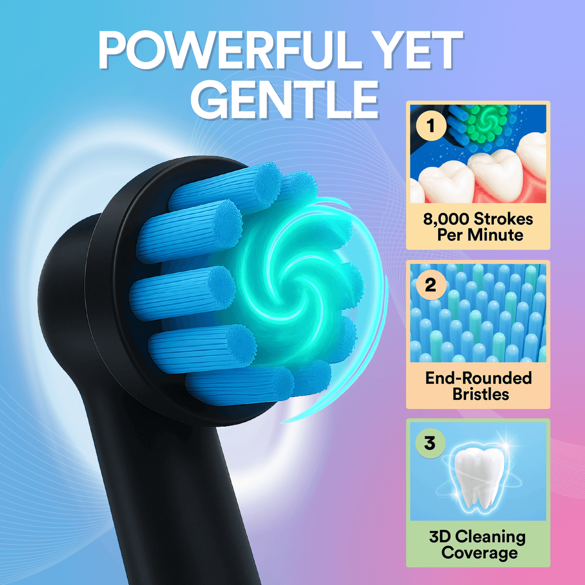 5-In-1 Oscillating Electric Toothbrush
