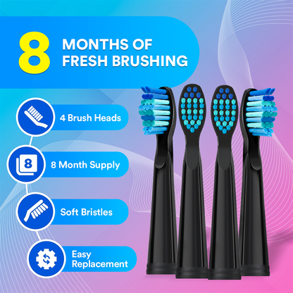 5-in-1 Sonic Electric Toothbrush Attachment Heads