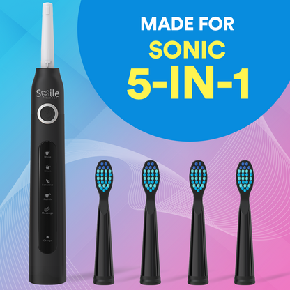 5-in-1 Sonic Electric Toothbrush Attachment Heads