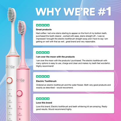 6 in 1 Sonic Deep Clean Electric Toothbrush
